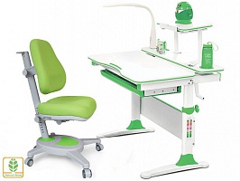 Комплект парта и кресло Mealux Evo 30 - зеленый — сеть салонов «Мир Детской Мебели»