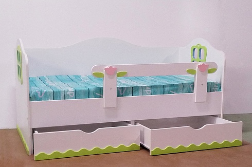 Детская кровать Дубок Лайт 160х80 см — сеть салонов «Мир Детской Мебели»