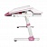 Парта Mealux Duke - белый/ белый /накладки розовые — сеть салонов «Мир Детской Мебели»