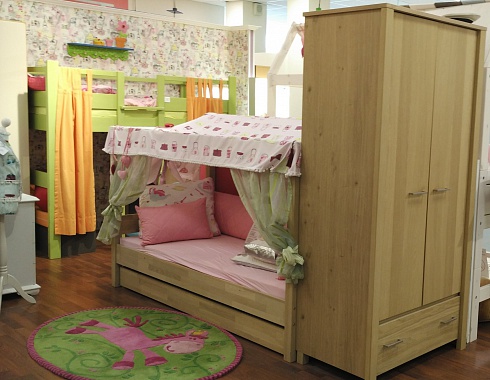Шкаф 2х дверный с ящиком Paidi Eike — сеть салонов «Мир Детской Мебели»