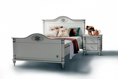 Детская кровать Cilek Romantic 120х200 см — сеть салонов «Мир Детской Мебели»