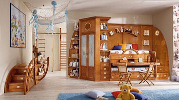 Итальянская детская комната Caroti Vecchia Marina — сеть салонов «Мир Детской Мебели»